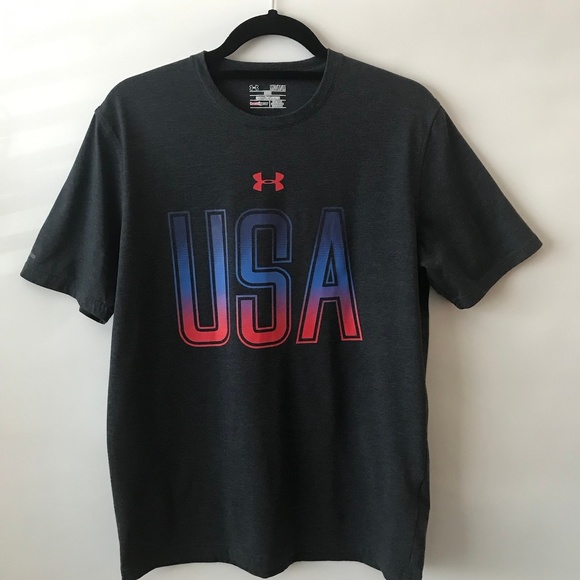 Under Armour Other - Under Armour Heat Gear USA Tee Medium
